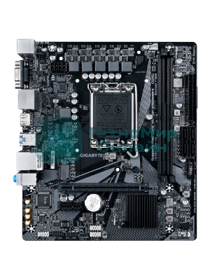 Материнская плата Gigabyte H610M S2H V2, LGA 1700, Intel H610, 2xDDR5, 4xSATA, 1xM.2, 1xPCIe 4.0 x16, 1xPCIe x1, 1xHDMI, 2xDP, 1xD-Sub, 1x 1Gb LAN, 2xUSB-A 3.2 Gen 1, 4xUSB-A 2.0, 3x 3.5 мм, 7.1, mATX