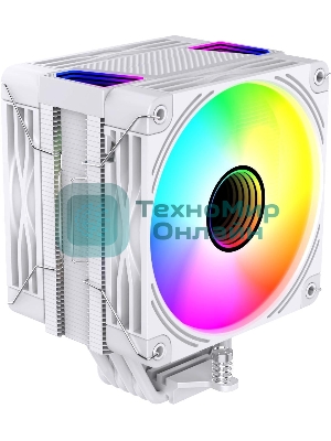Кулер для процессора Bloody BD-AC230-ARGb1 ARGb белый, 120 мм, алюминий/медь, 1600 об/мин, 32 дБ, 4 pin, 230 Вт, 154 мм
