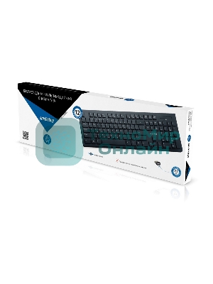 Клавиатура беспроводная мультимедийная Smartbuy 206 черная SBK-206AG-K