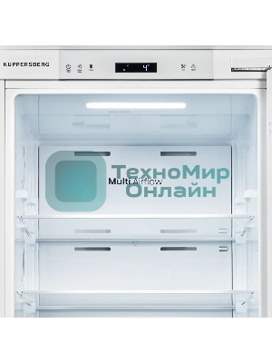 Встраиваемый холодильник Kuppersberg SRB 1781, High-Tech, ВхШхГ 177.2х54х54 см, объем 289 л, без МК, инверторный компрессор, электронное/сенсорное управление, скользящее крепление фасада, Total No Frost, LED освещение, энергоэффективность А+