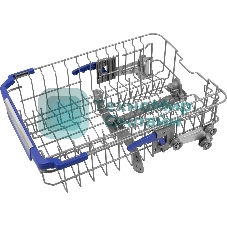 Встраиваемая посудомоечная машина Maunfeld MLP45230, белый, 44.8 см, 10 компл., 47 дБ, класс A++