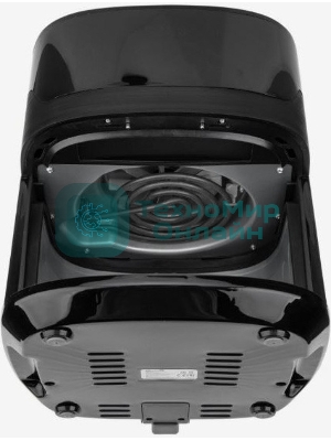 Аэрогриль Eltronic 777-02 черный, 1600 Вт, 6.3 л, сенсор, 10 программ