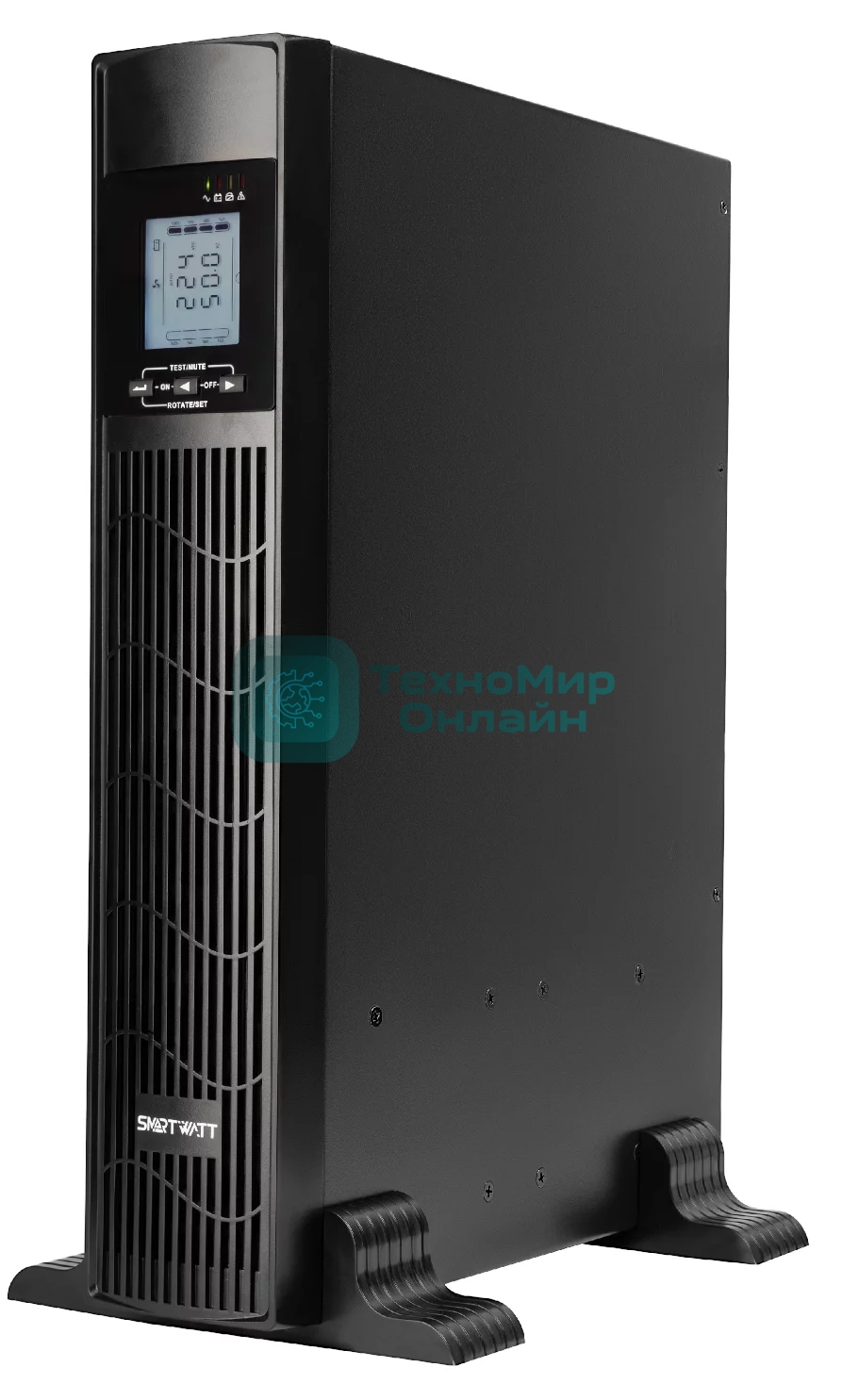Источник бесперебойного питания SMARTWATT UPS DATA 1kVA Line-interactive SIN 1000VA/800W (Euro x1, IEC C13 x3, USB, RJ11/RJ45 protection, SNMP, LCD,