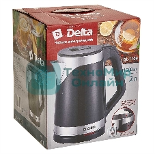 Чайник электрический DELTA DL-1109 черный