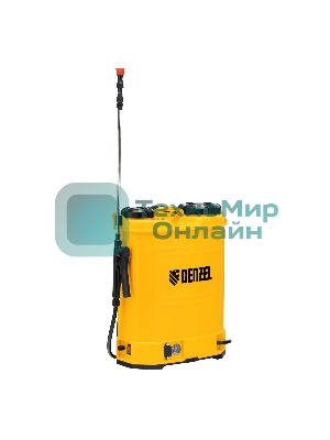 Опрыскиватель ранцевый аккумуляторный Denzel D-16LA, 16 л, щелочной акк., 12 В, 8 А·ч
