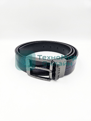 Ремень мужской Piquadro Blue Square CU6742B2/MON 125х3.5 см коричневый/черный натур.кожа