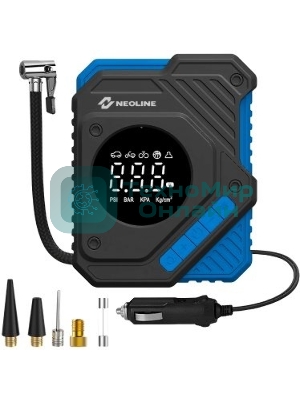 Автомобильный компрессор Neoline Dela S 23л/мин шланг 0.54м