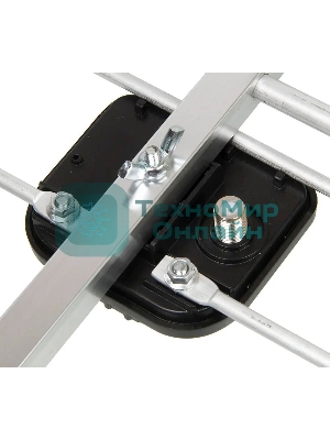 Антенна телевизионная Hyundai H-TAE100 9дБ пассивная серебристый