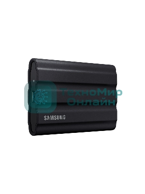 Внешний SSD Samsung T7 Shield, 1TB, USB 3.2 Gen 2 Type-C, R/W 1050/1000, черный