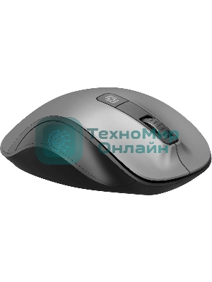 Мышь беспроводная Oklick 504MW черный/серый, 1600 dpi, радиоканал, USB, кнопки - 6