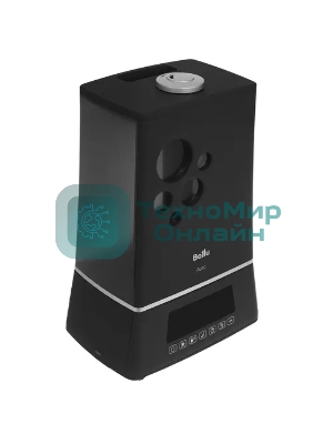 Увлажнитель воздуха Ballu UHB-1500 черный, 40 м², 7.5 л, ионизация, гигростат