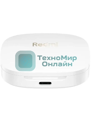 Наушники TWS Xiaomi Redmi Buds 6 белый, внутриканальные, Bluetooth, активное шумоподавление, до 40 ч