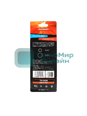 Ключ свечной универсальный PATRIOT 10*19 (упаковка блистер)
