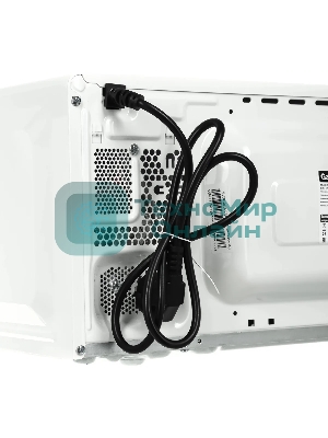 Микроволновая печь Galanz MOS-2008MW белый, 20 л, 700 Вт, переключатели - поворотный механизм