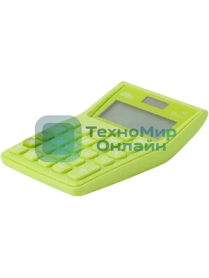 Калькулятор настольный Deli E1122/GRN зеленый 12-разр.