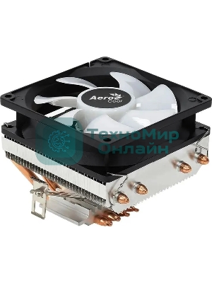 Кулер для процессора AeroCool/Formula Air Frost 4 черный, 90 мм, алюминий/медь, 1800 об/мин, 25.7 дБ, 3 pin, 125 Вт, 78 мм