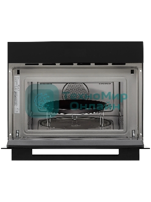 Встраиваемая микроволновая печь Krona ONYX 45H mw BL/BL черный, 38 л, 1000 Вт, переключатели - сенсор