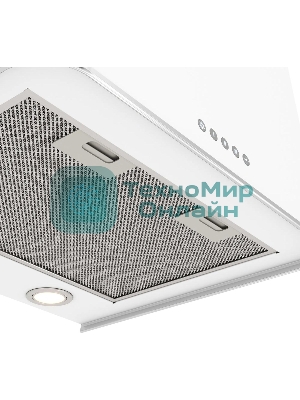 Вытяжка каминная Elikor MiX 50П-650-Э3Д белый, 50 см, 650 куб. м/ч, 56 дБ