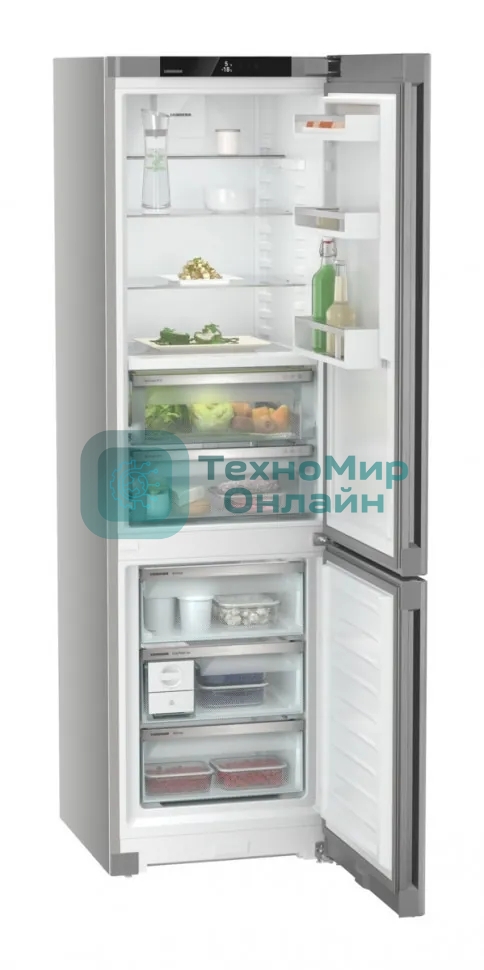 Холодильник Liebherr CBNsfc 572i-22 001 серебристый двухкамерный 172/94л морозилка снизу, No Frost