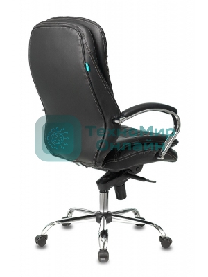 Кресло Бюрократ T-9950/BLACK черный, кожа