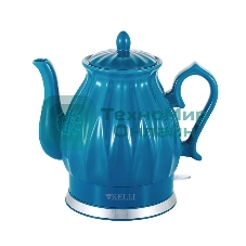 Чайник электрический керамический KELLI KL-1341 бирюзовый