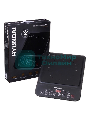 Плита настольная электрическая Hyundai HYC-0101 черный эмаль (настольная)
