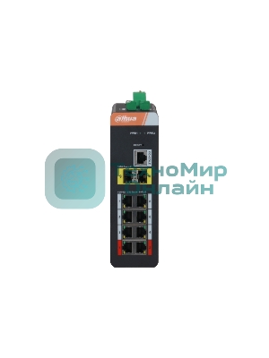 Коммутатор Dahua DH-IS4210-8GT-120 8x1 Гбит/с 2SFP 8PoE 120W управляемый