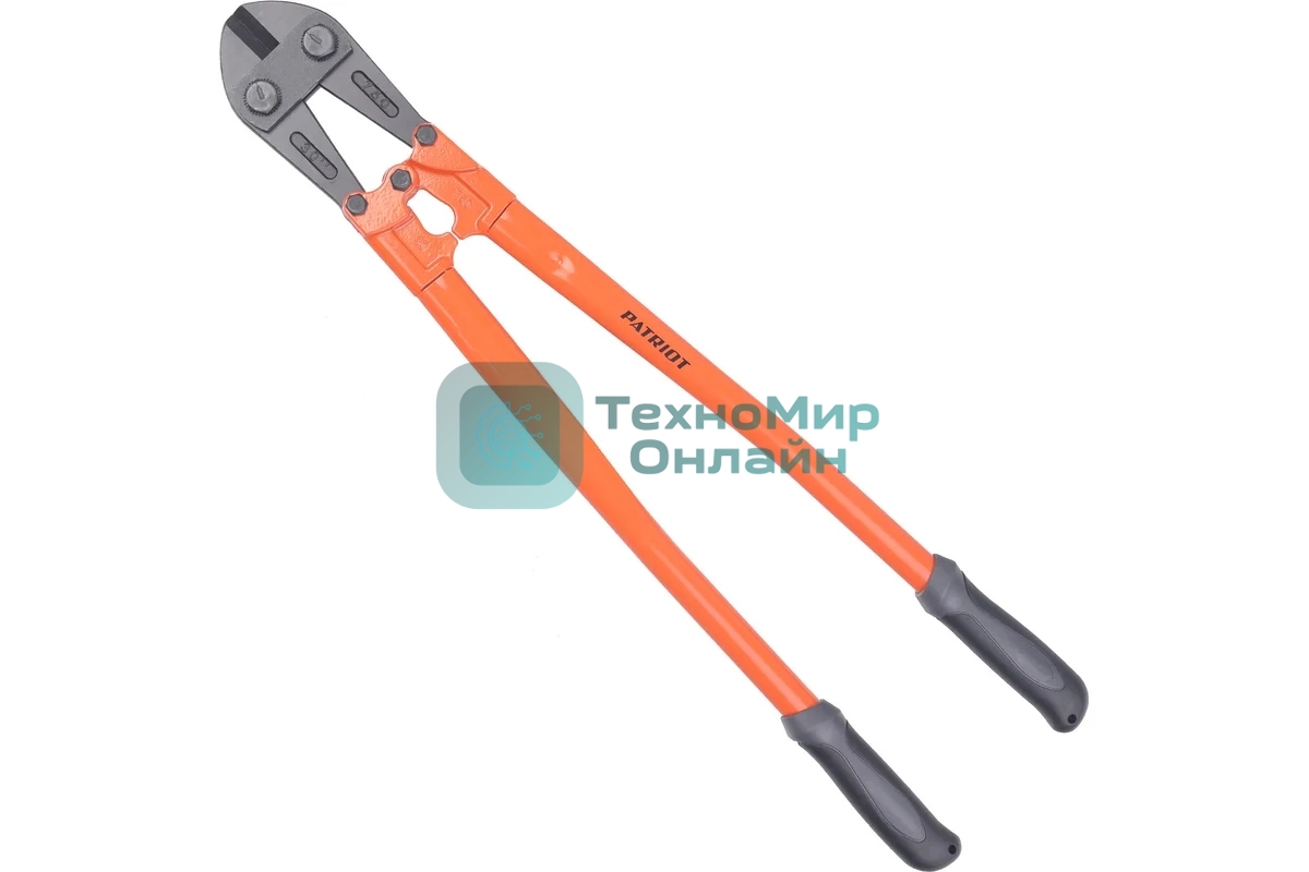 Болторез Patriot CMP-762 мм, Cr-Mo, 2компонент. прорезиненные рукоятки, 40HRC, d 10-13 мм, индивид.коробка, 762 мм (30