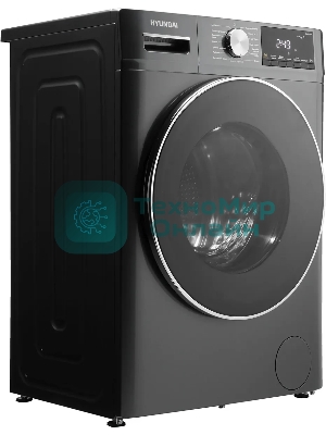 Стиральная машина Hyundai WFD8401 темно-серый, загрузка фронтальная 8кг, 1400 об/мин., класс: B