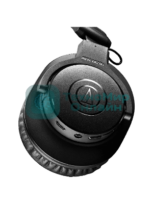 Беспроводные/проводные наушники Audio-Technica ATH-M20xBT черный, полноразмерные, Bluetooth + проводной, оголовье, до 60 ч