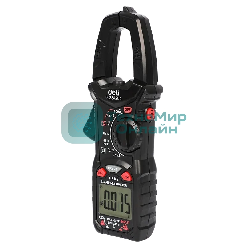 Токоизмерительные клещи цифровые Deli DL334204 