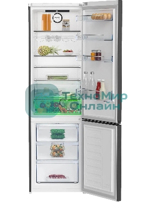 Холодильник Beko B3DRCNK402HXBR антрацит двухкамерный 257/100л морозилка снизу No Frost