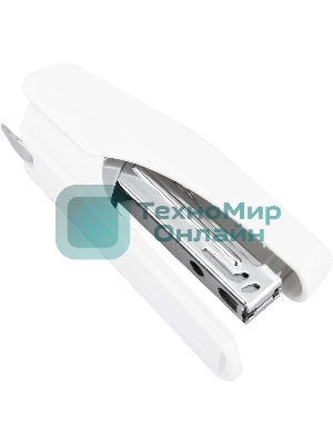 Степлер Deli E0238 N10 (12 листов) встроенный антистеплер, ассорти, 50 скоб, коробка