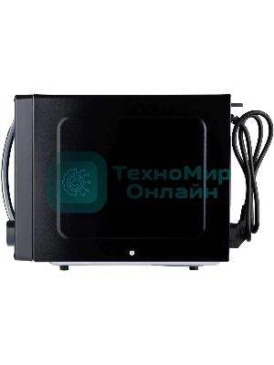 Микроволновая печь Hyundai HYM-D3010 черный, 23 л, 800 Вт, переключатели - кнопки, поворотный механизм