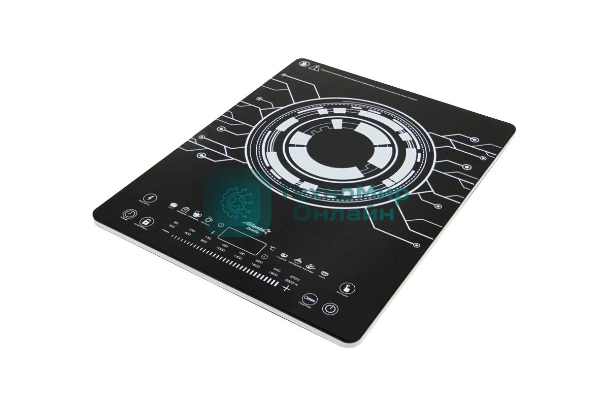 Плита настольная индукционная Atlanta ATH-1760 черный