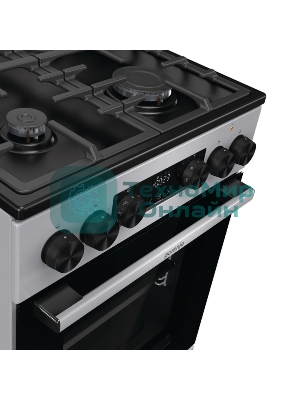 Плита Комбинированная Gorenje GK5C41SF серый (стеклянная крышка) реш.чугун