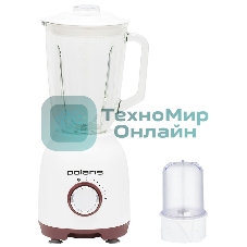 Блендер стационарный Polaris PTB 0821G белый/Красный