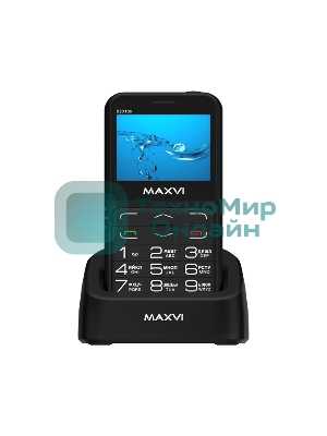 Мобильный телефон Maxvi B231ds черный
