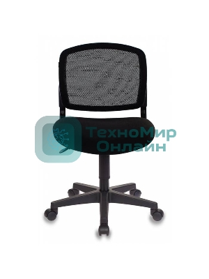 Кресло Бюрократ CH-296NX/15-21 черный, сетка, 120 кг, механизм качания