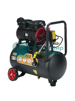 Компрессор поршневой P.I.T. PAC24-C1 безмасляный 110л/мин 24л 600Вт черный/красный