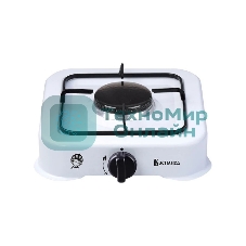 Плита настольная газовая ВАСИЛИСА ВА-6501, 1 конф. белая (10)