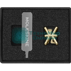 Шильд-символ Moleskine Zodiac Рыбы, металл, золотистый, коробка с европодвесом, PINPISCESGOLD