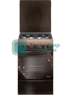 Плита газовая Gefest ПГ 5100-02 0010 коричневый, конфорок 4 шт, духовка 52 л, 50 см x 85 см x 58.5 см