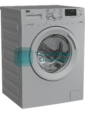 Стиральная машина Beko WSRE6512ZSS серебристый, загрузка фронтальная 6 кг, 1000 об/мин., класс: А