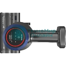 Пылесос вертикальный Hyundai HYV-S7970 серый/синий, питание от аккумулятора, 210 Вт, уборка сухая, пылесборник 0.47 л