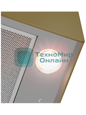 Вытяжка пристенная островная Maunfeld Bath 402 золотой, 40 см, 1150 куб. м/ч, 52 дБ