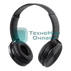 Беспроводные/проводные наушники Smartbuy One SBH921 черный, полноразмерные, Bluetooth + Jack 3.5 мм, складная конструкция, до 8 ч