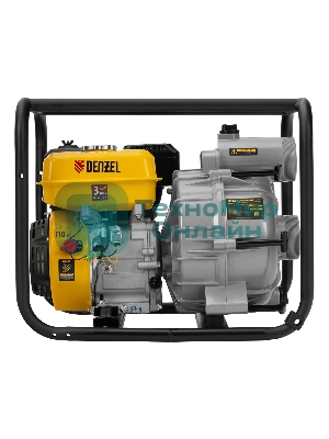 Мотопомпа бензиновая для грязной воды Denzel PX-80D7, 7 л.с., 3