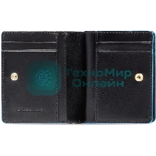Кошелек женский Piquadro Blue Square PD6660B2R/N черный натур.кожа