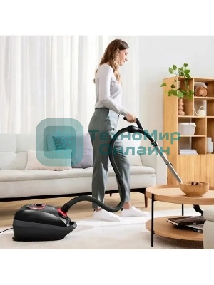 Пылесос Bosch BGL8POW3A черный, 650/890 Вт, уборка сухая, пылесборник мешок 5 л